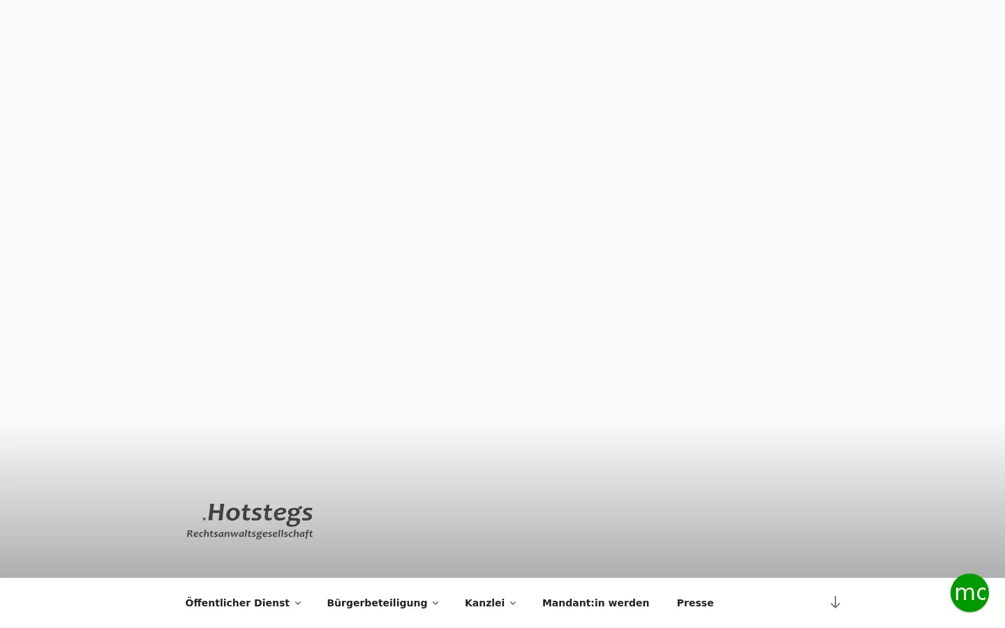 Screenshot of hotstegs-recht.de