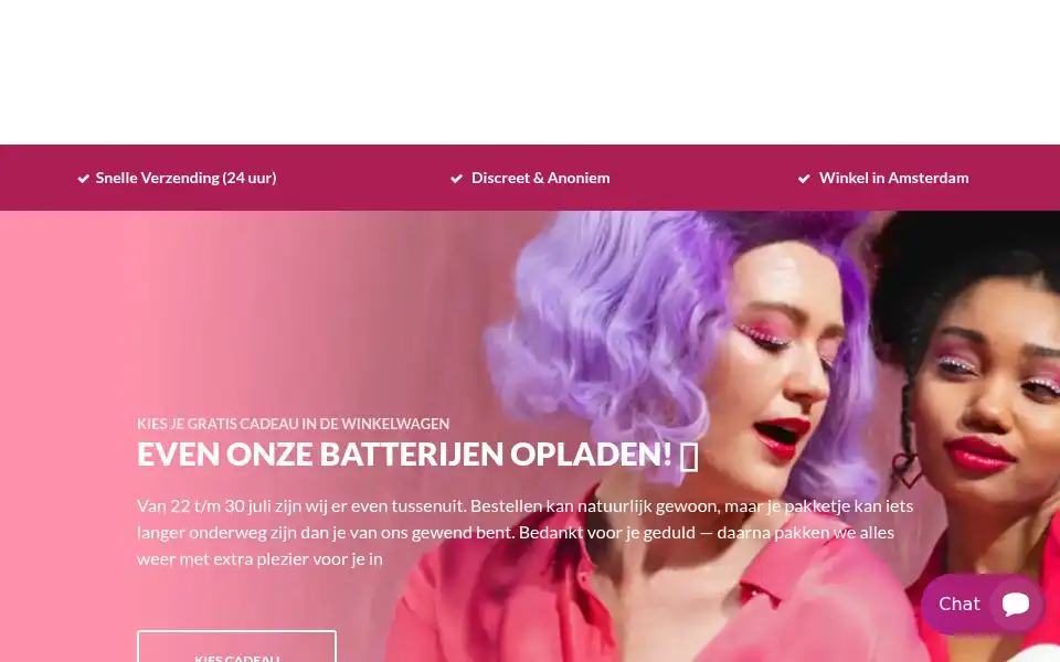 Screenshot of hotstuff.nl