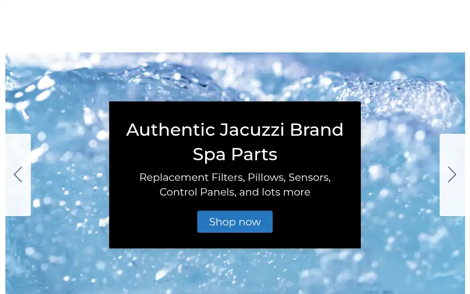 Screenshot of hottubsupplystore.com