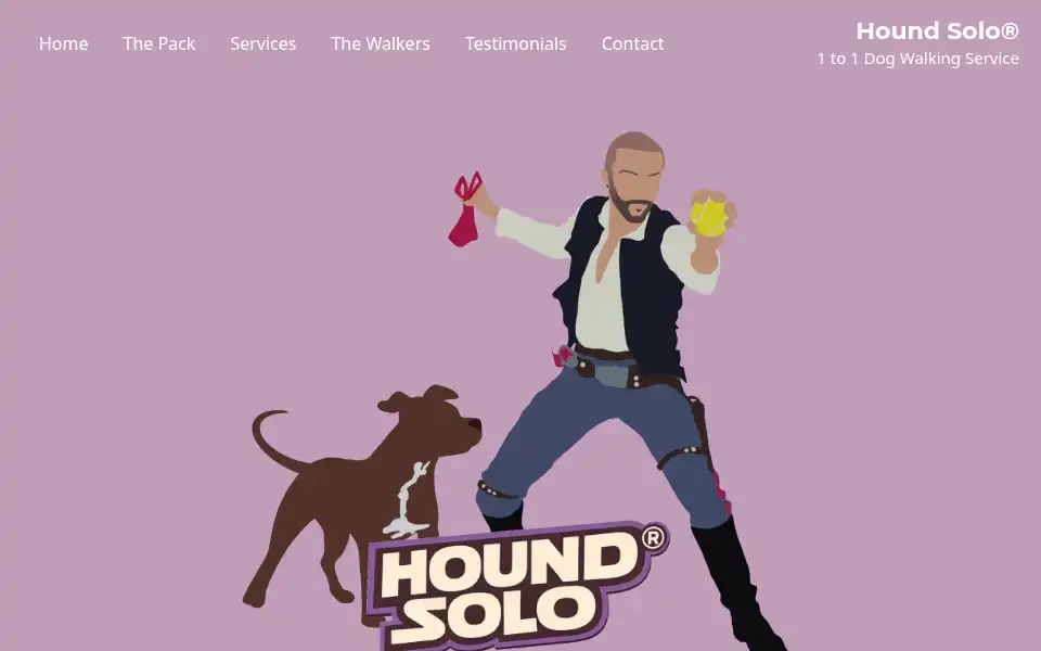 Screenshot of hound-solo.com