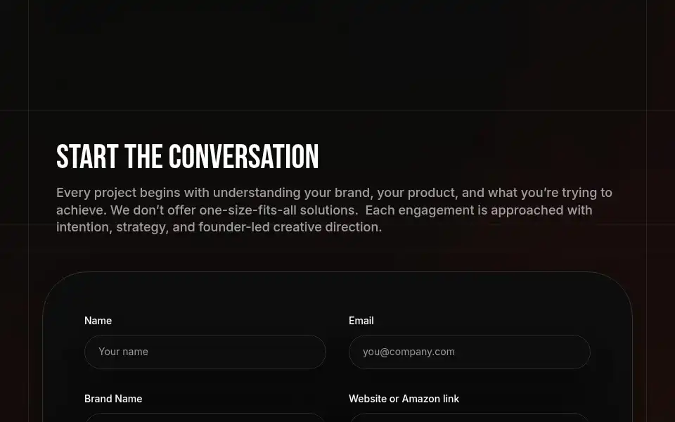 Screenshot of houseofamz.com