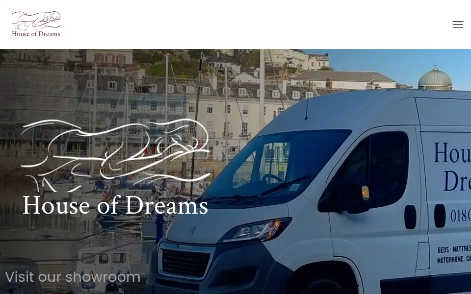 Screenshot of houseofdreams.co.uk