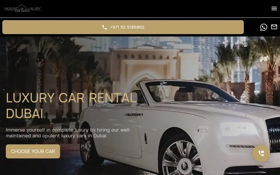 Screenshot of houseofluxurydubai.com