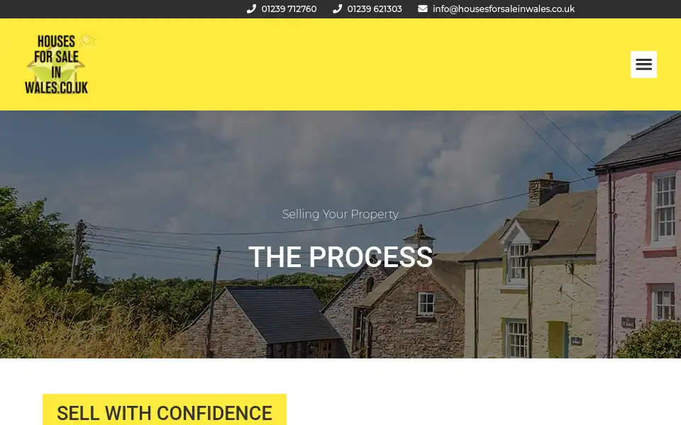 Screenshot of housesforsaleinwales.co.uk