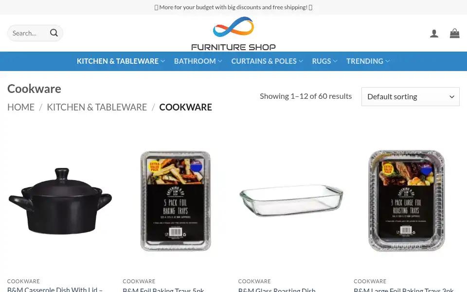 Screenshot of housewareshopus.com