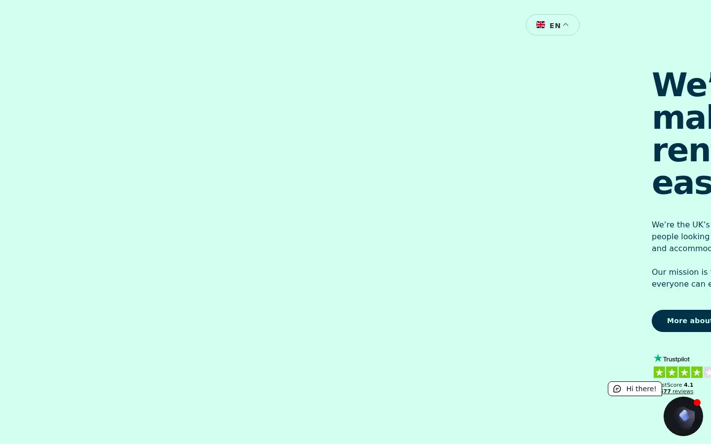 Screenshot of housinghand.co.uk