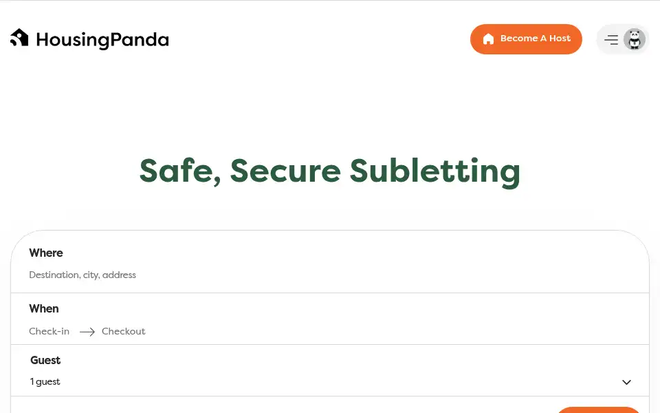 Screenshot of housingpanda.com