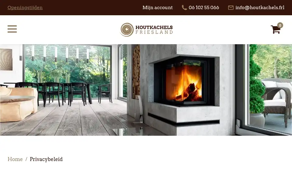 Screenshot of houtkachels.frl