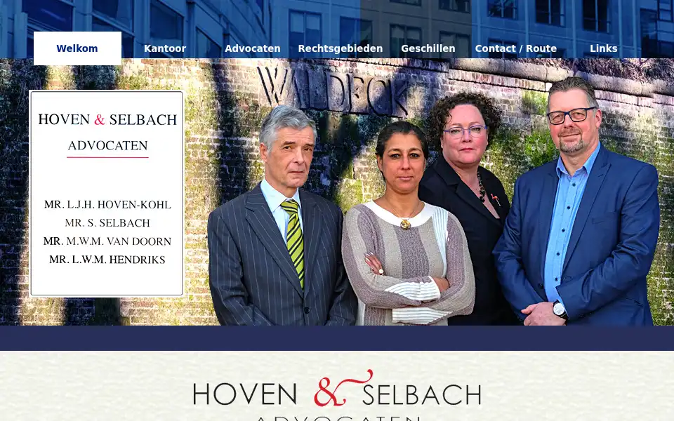 Screenshot of hovenenselbach.nl