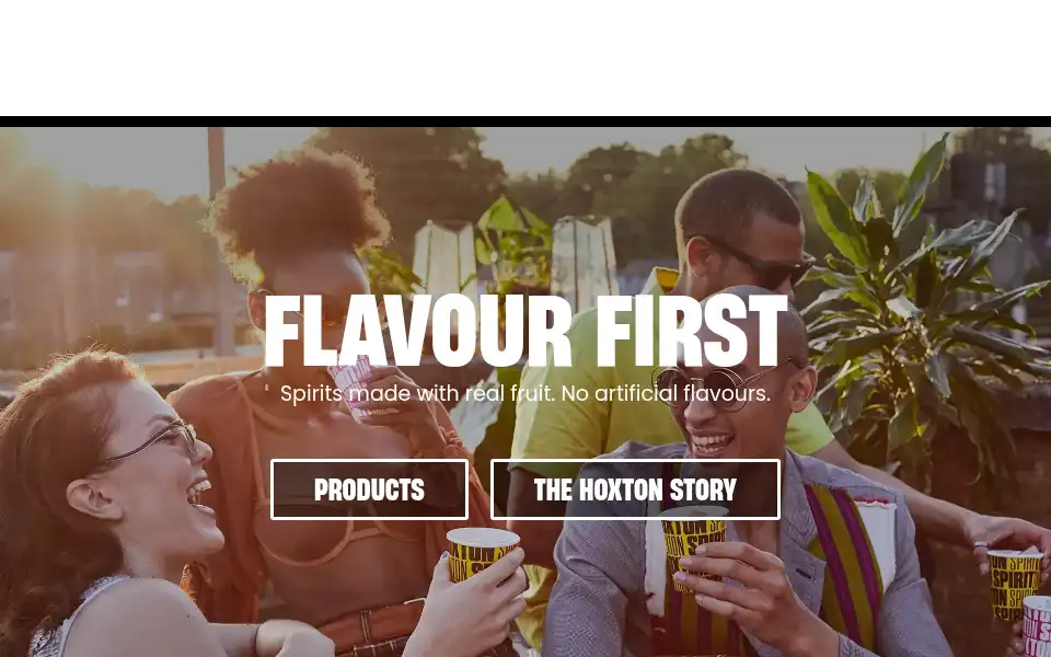 Screenshot of hoxtonspirits.com