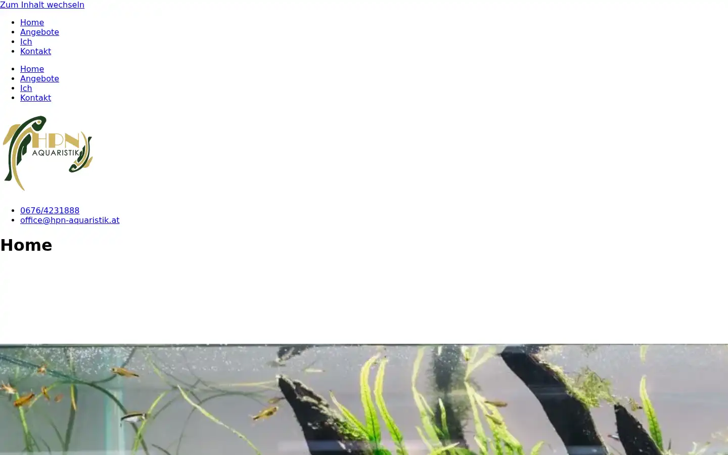 Screenshot of hpn-aquaristik.at