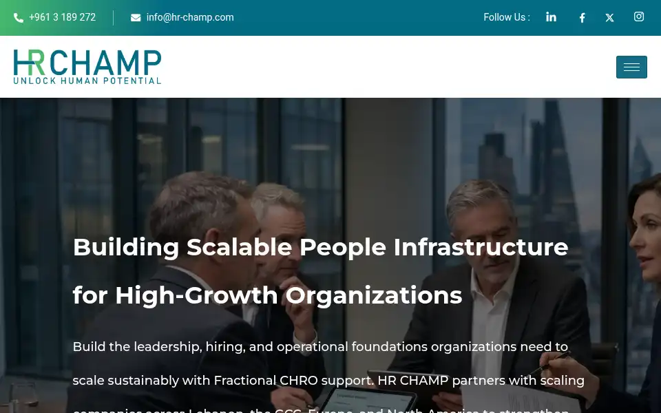 Screenshot of hr-champ.com