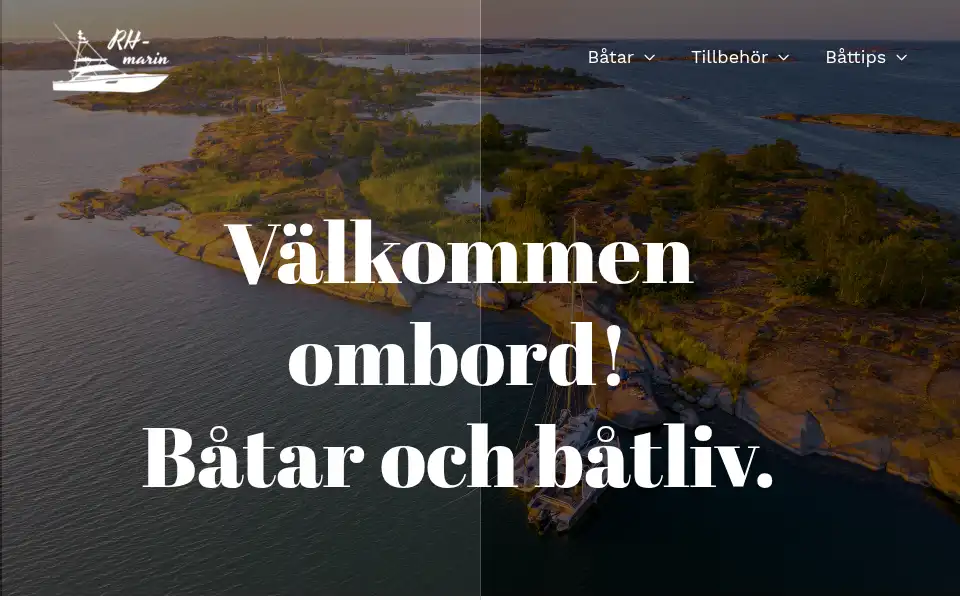 Screenshot of hrmarin.se