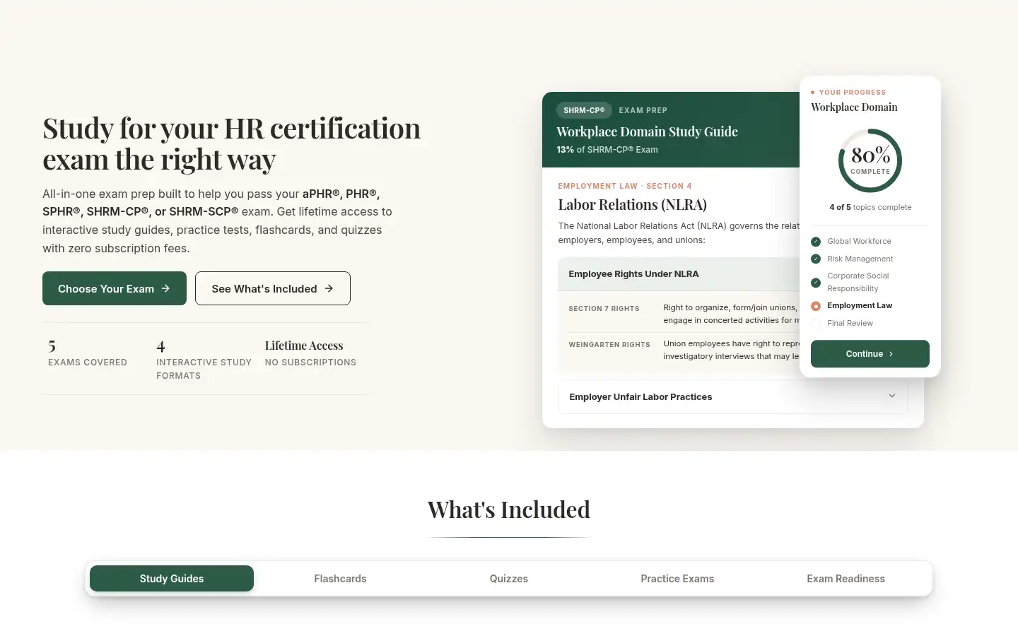 Screenshot of hrstudypro.com