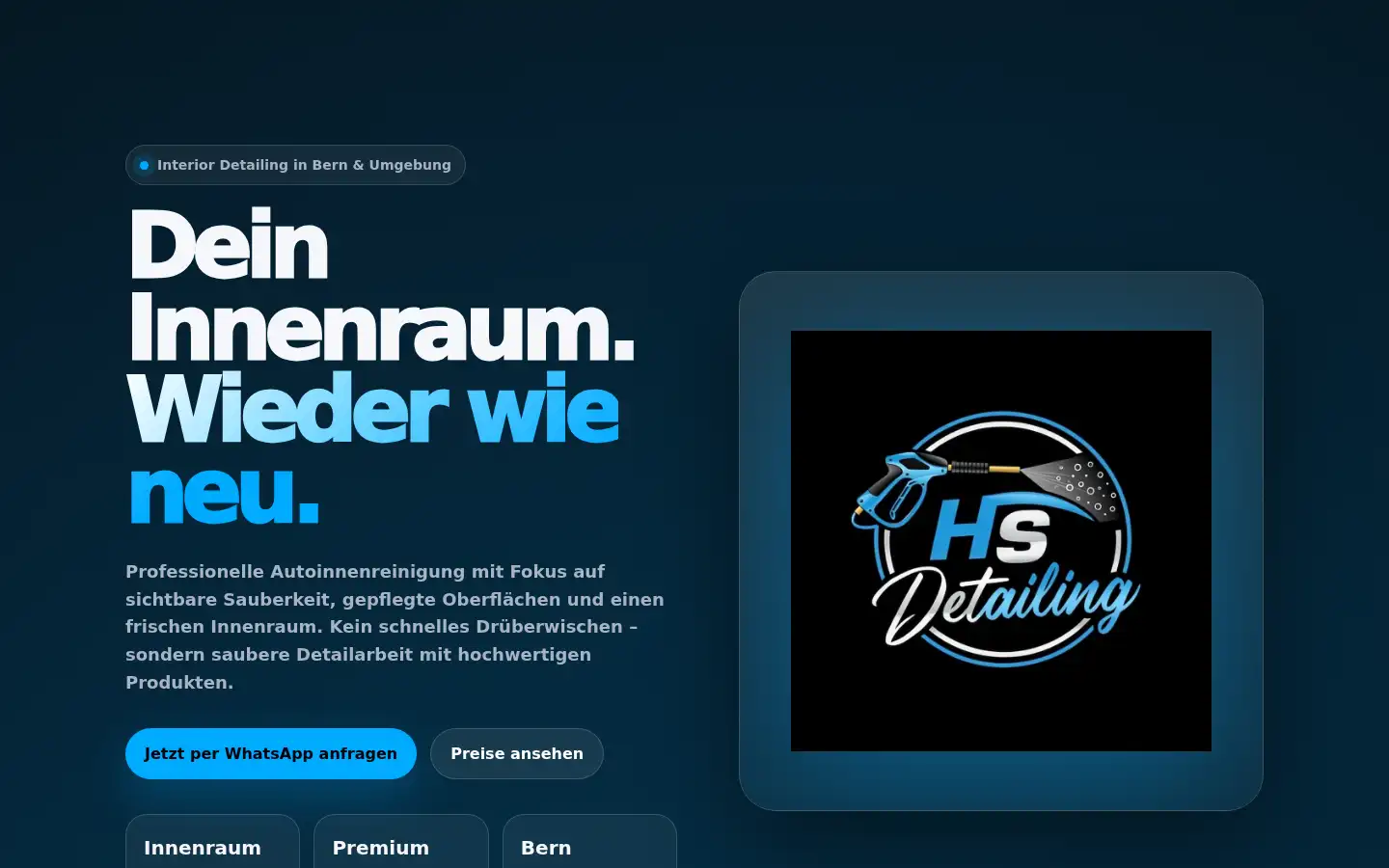 Screenshot of hsdetailing-bern.ch