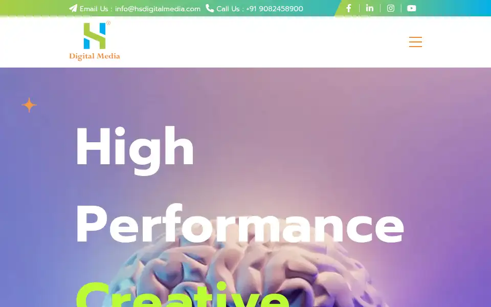 Screenshot of hsdigitalmedia.com