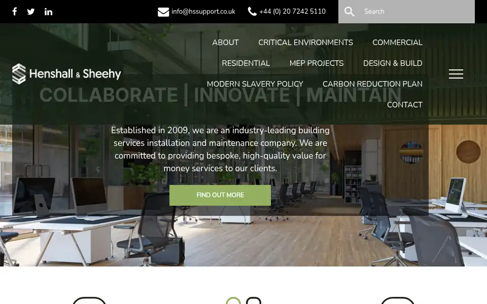 Screenshot of hssupport.co.uk