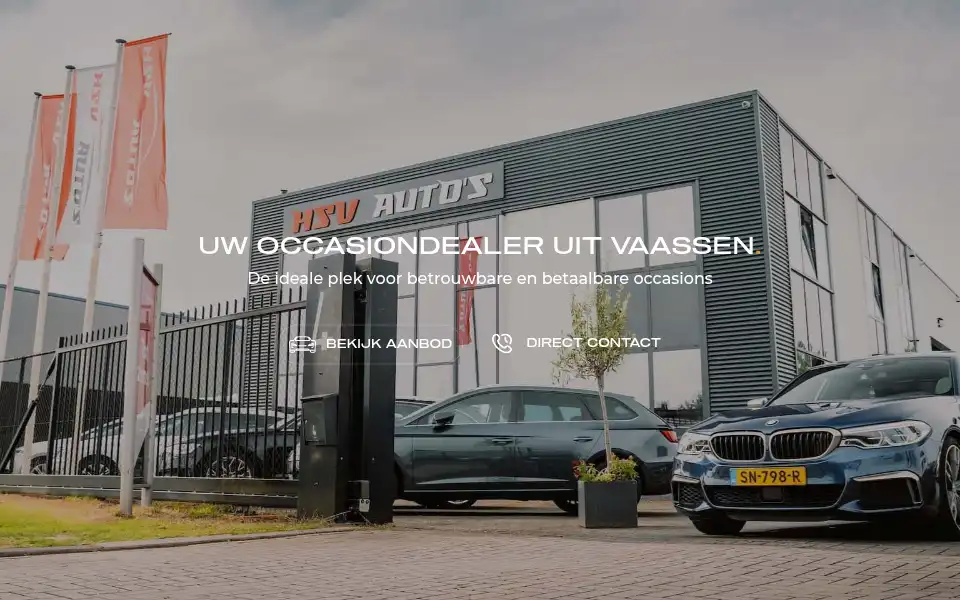Screenshot of hsvautos.nl
