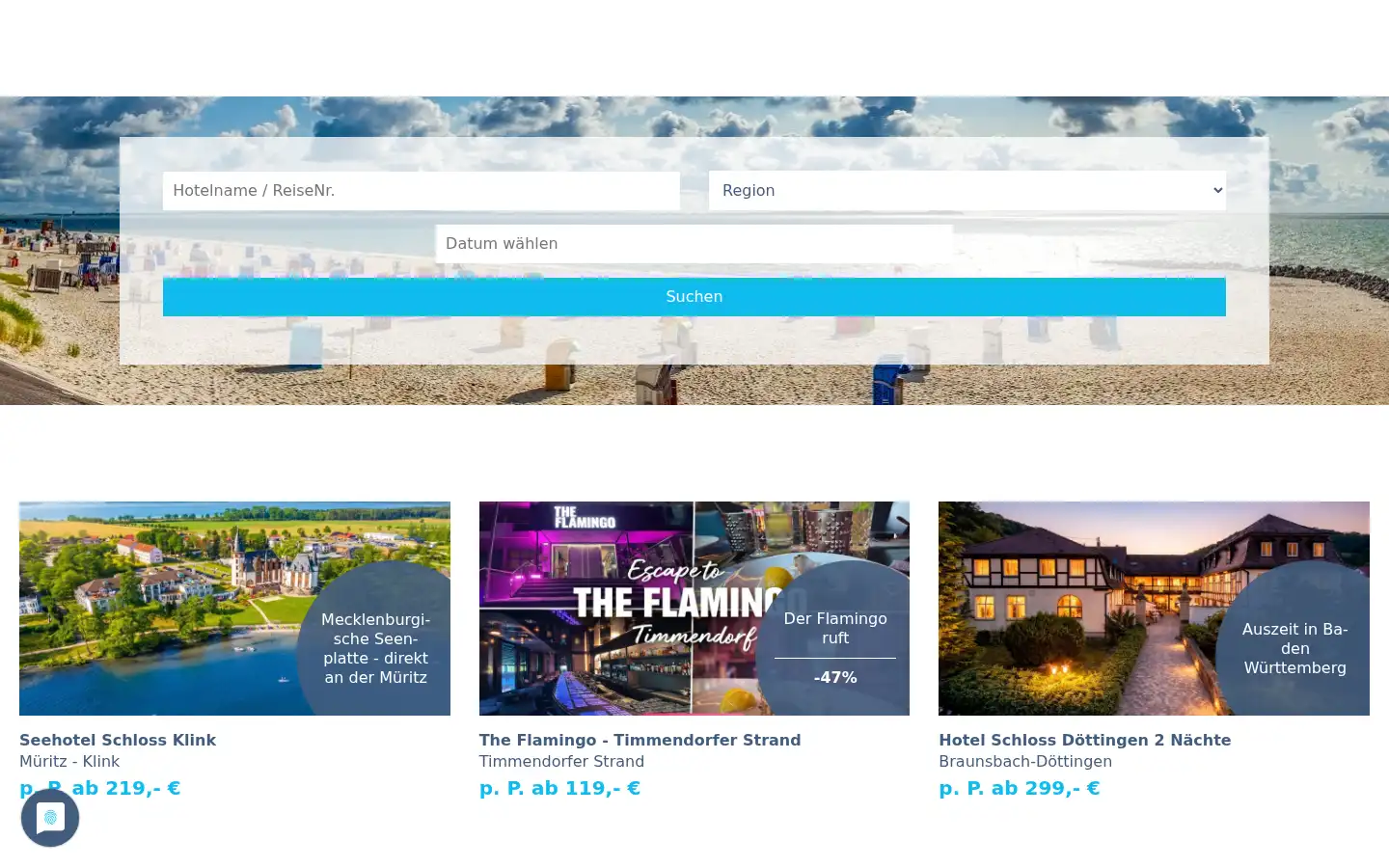 Screenshot of hthamburg.de