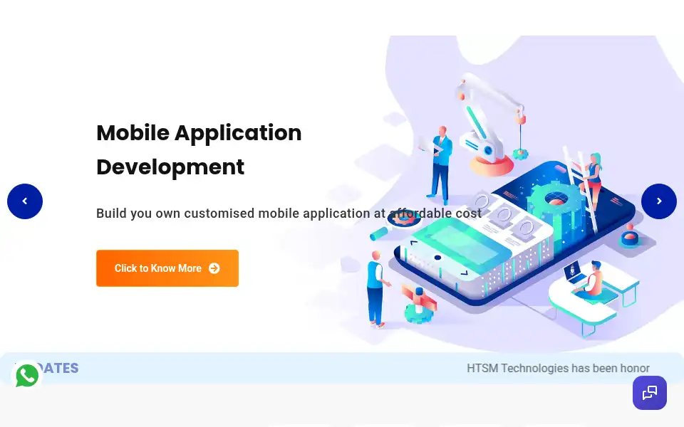 Screenshot of htsm.in