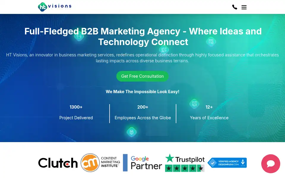 Screenshot of htvisions.com