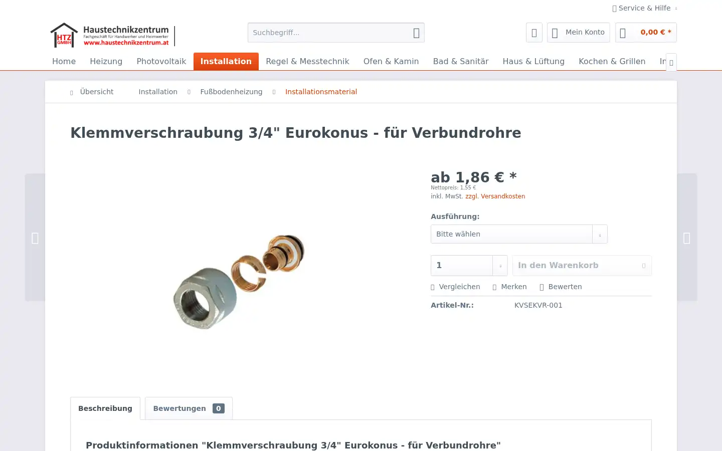 Screenshot of htz.at