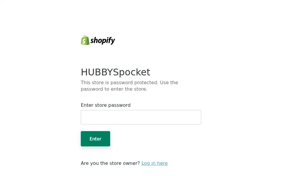 Screenshot of hubbyspocket.myshopify.com