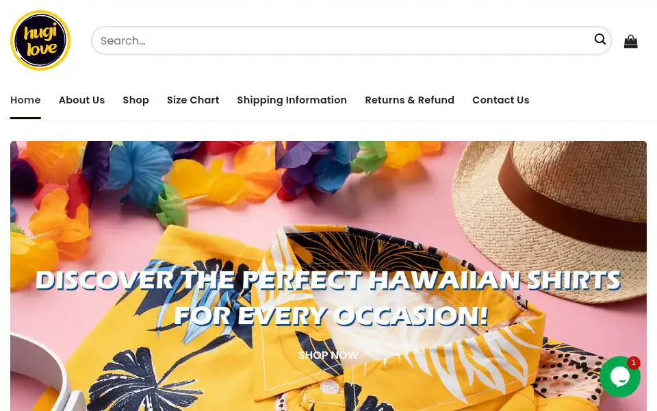 Screenshot of hugilove.com