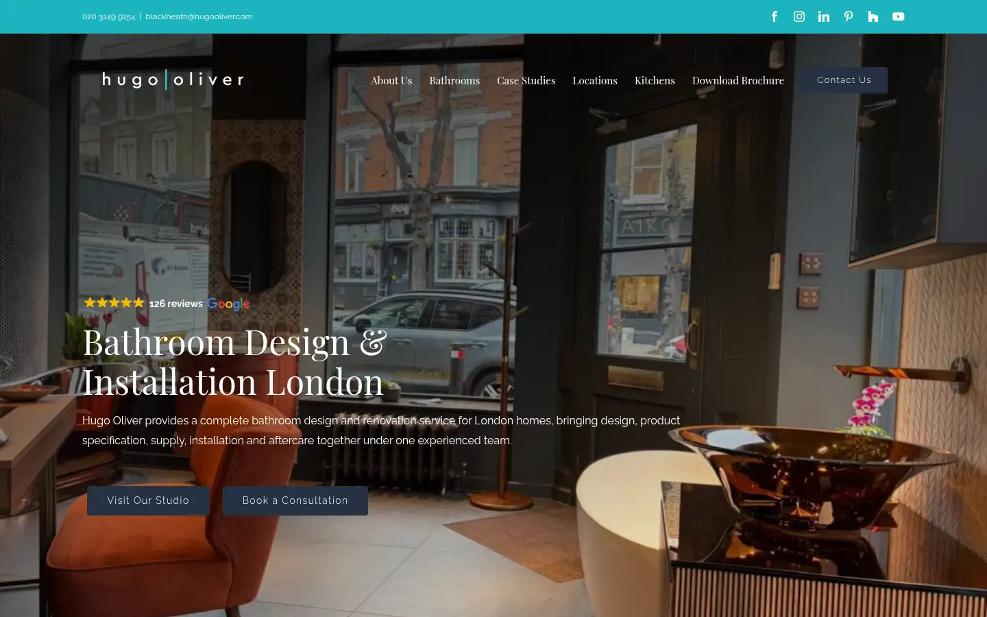 Screenshot of hugooliver.com