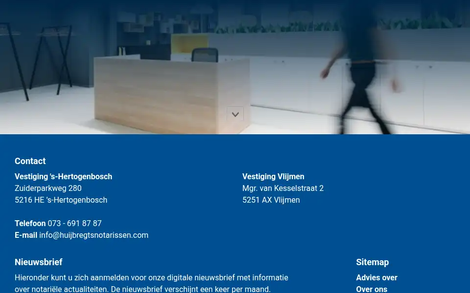 Screenshot of huijbregtsnotarissen.com