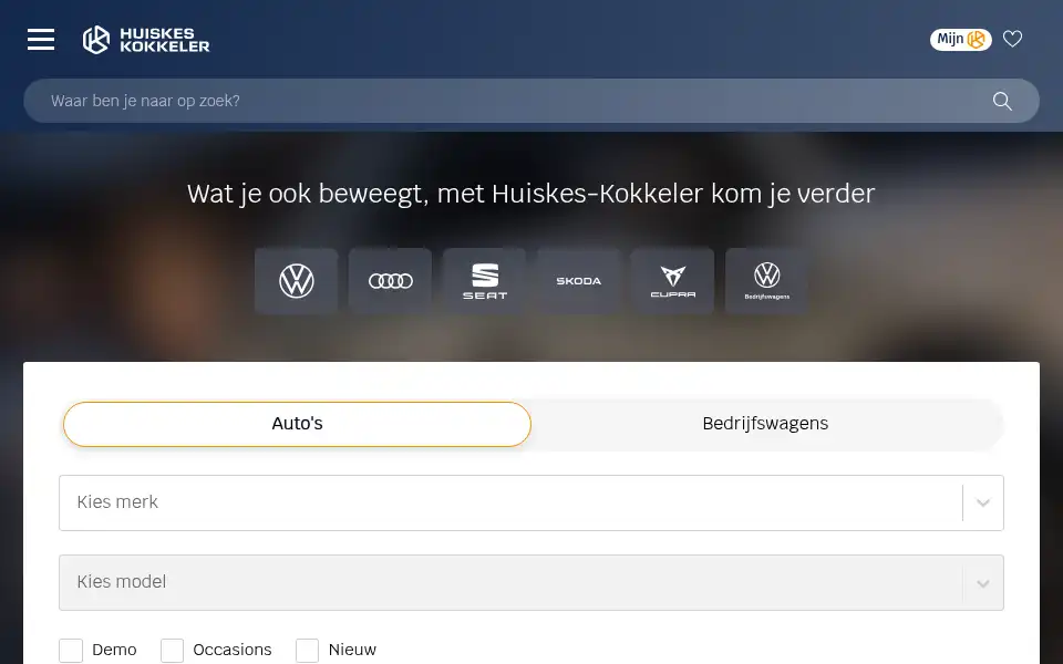 Screenshot of huiskes-kokkeler.nl