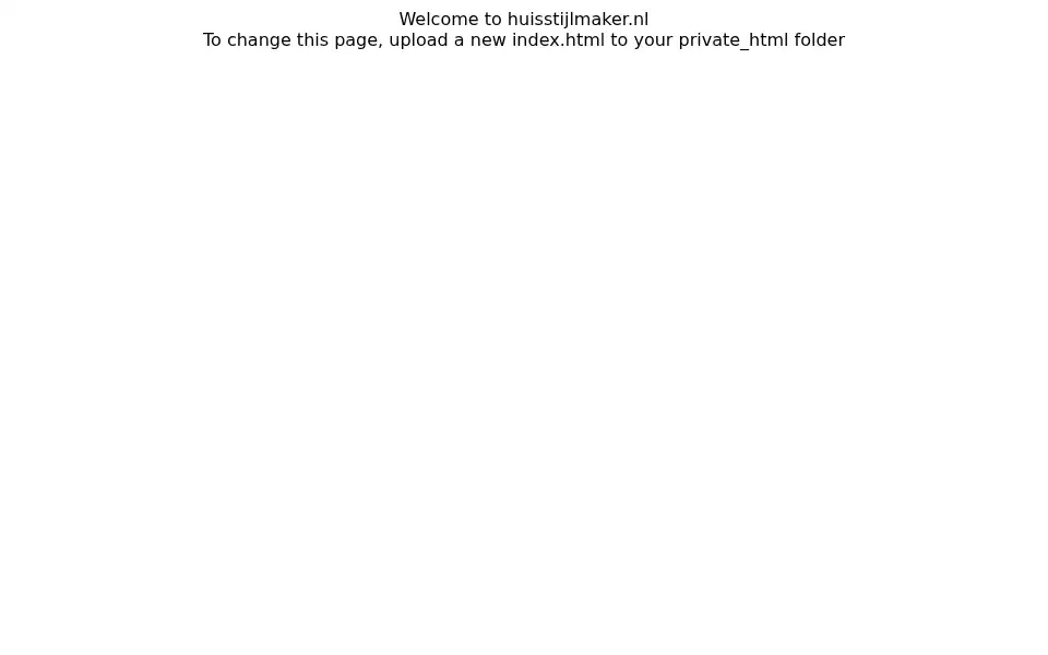 Screenshot of huisstijlmaker.nl