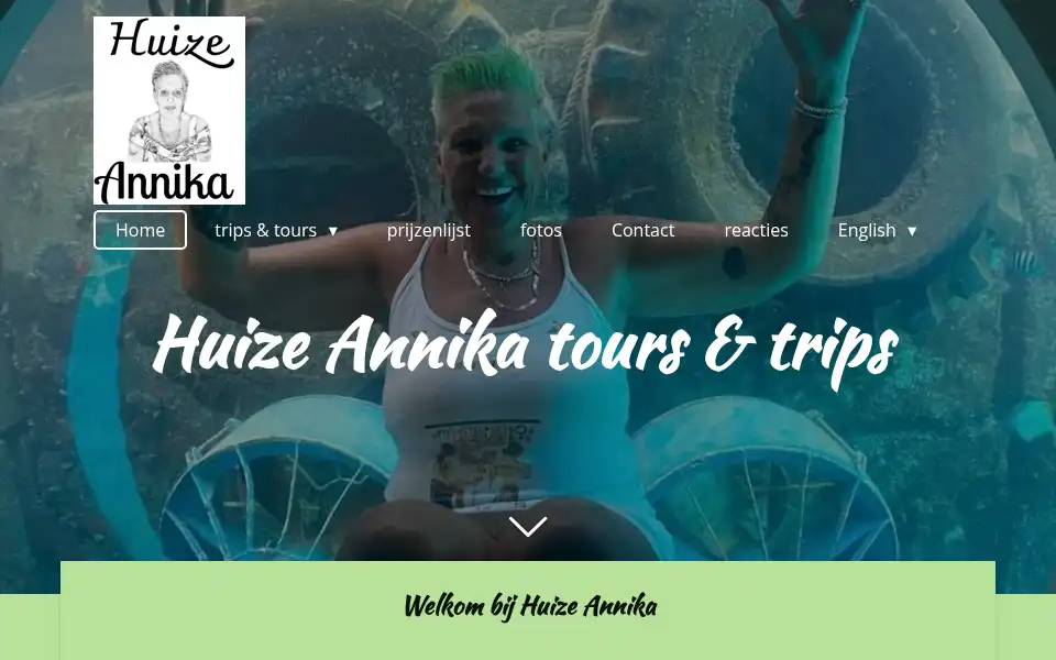 Screenshot of huizeannika.nl