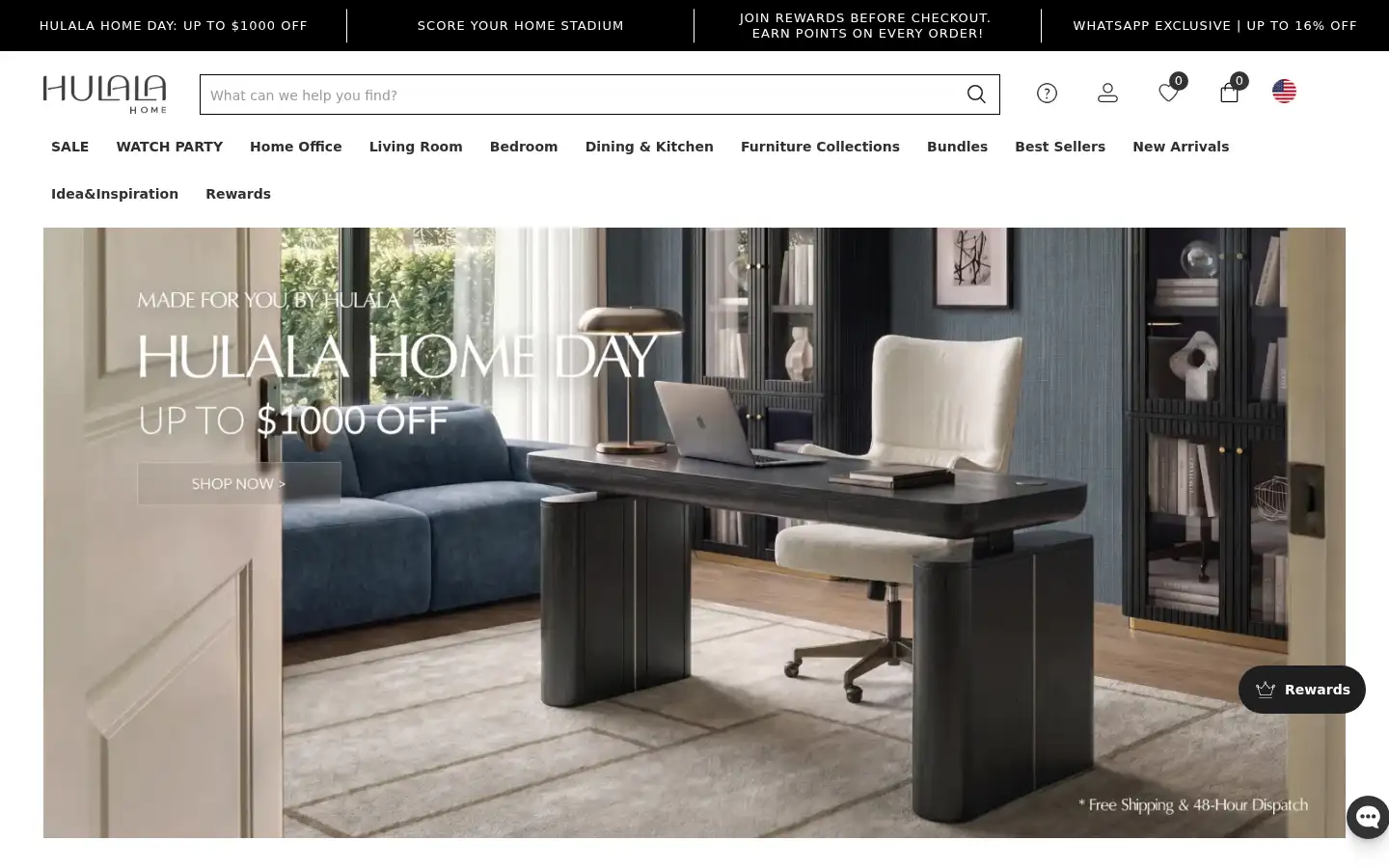 Screenshot of hulalahome.com