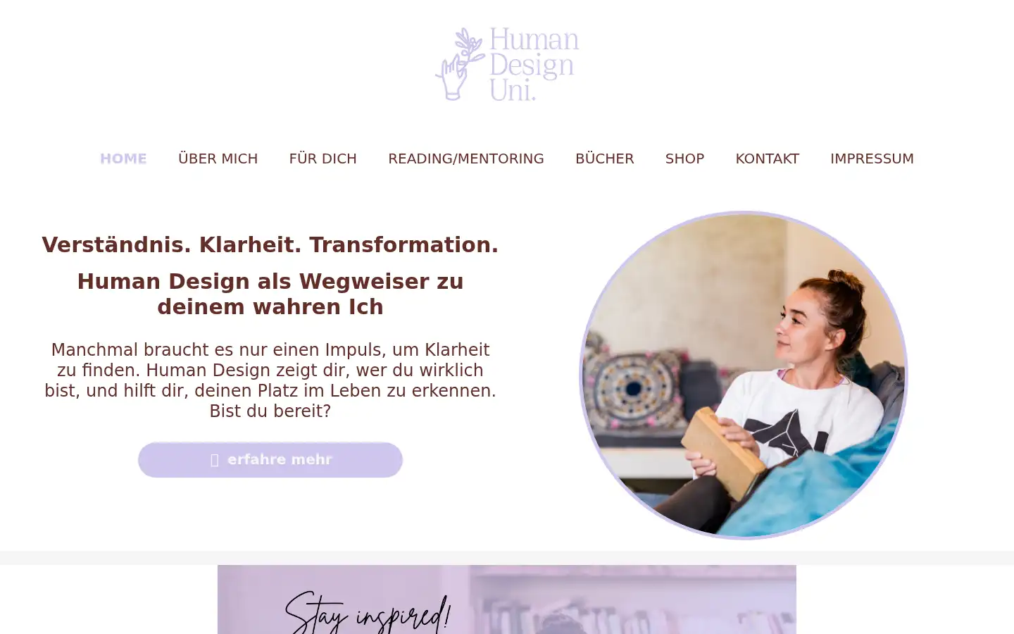 Screenshot of humandesignuni.de