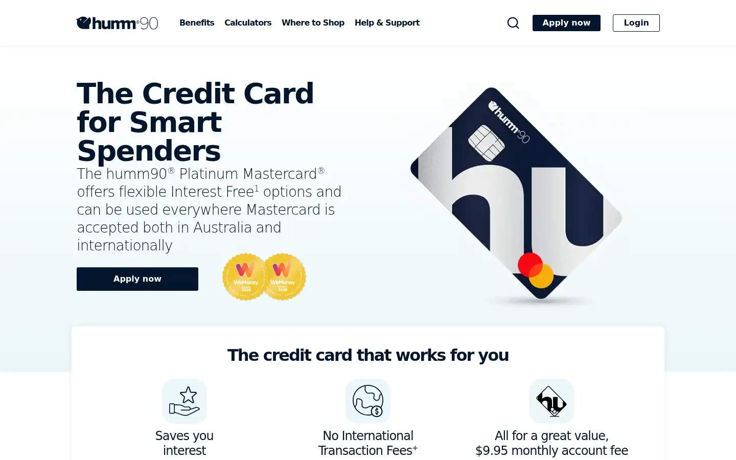 Screenshot of humm90.com