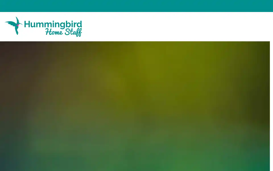 Screenshot of hummingbirdhomestaff.co.uk