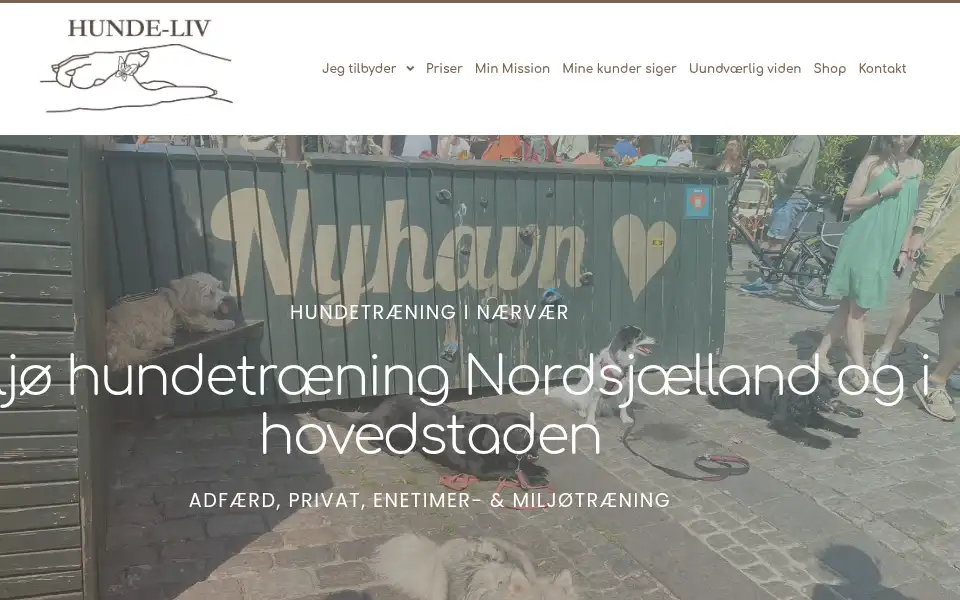 Screenshot of hunde-liv.dk