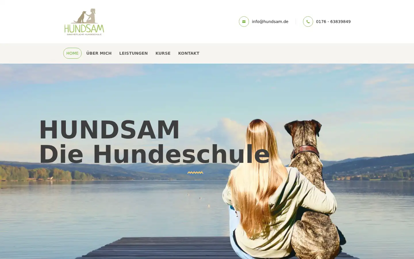 Screenshot of hundsam.de