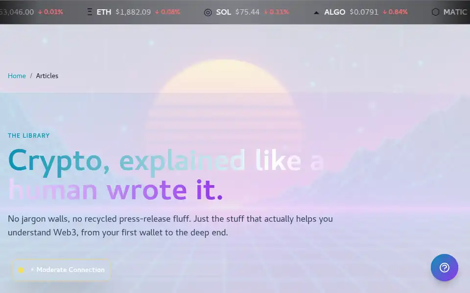 Screenshot of hunger4crypto.com