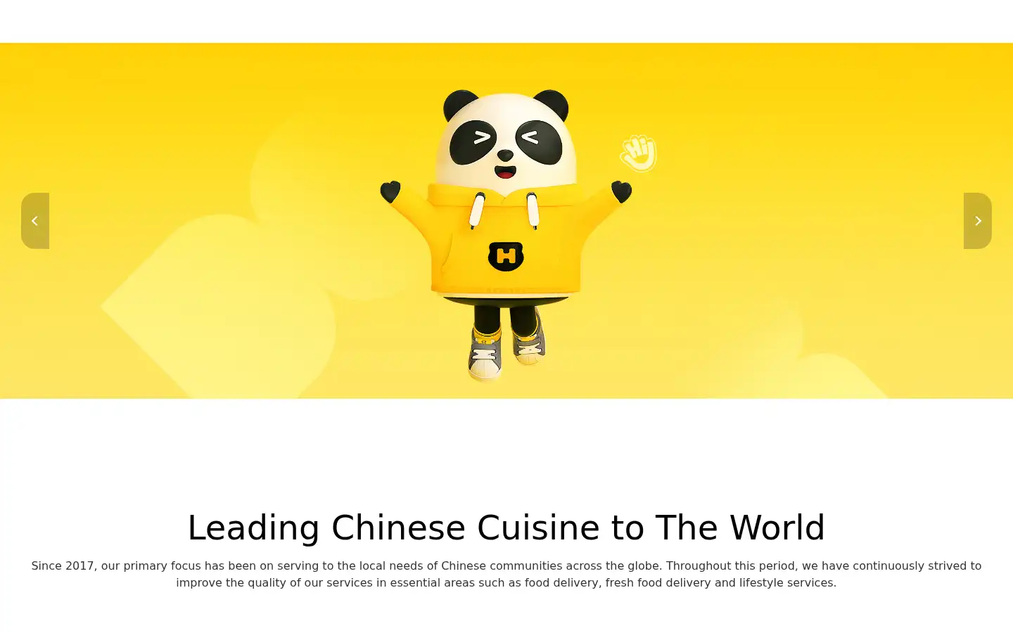 Screenshot of hungrypanda.co