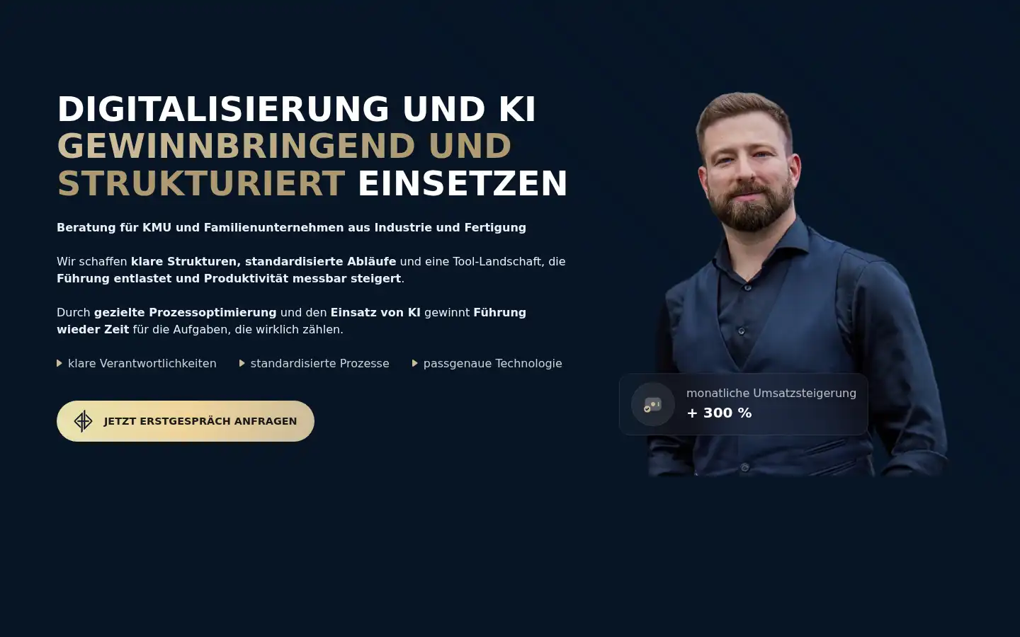 Screenshot of hunoldconsulting.com