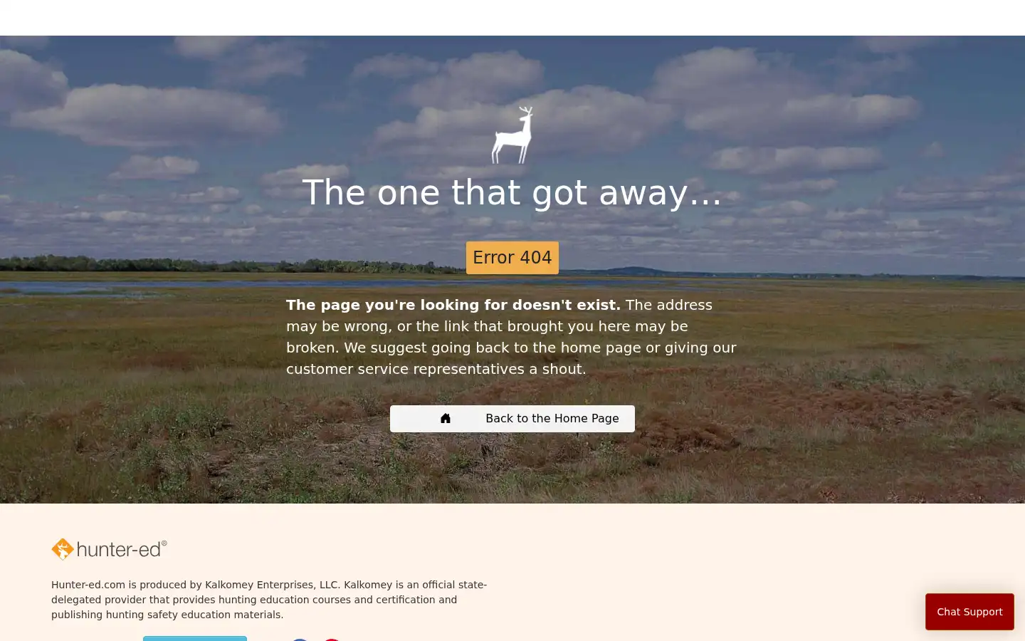 Screenshot of hunter-ed.com