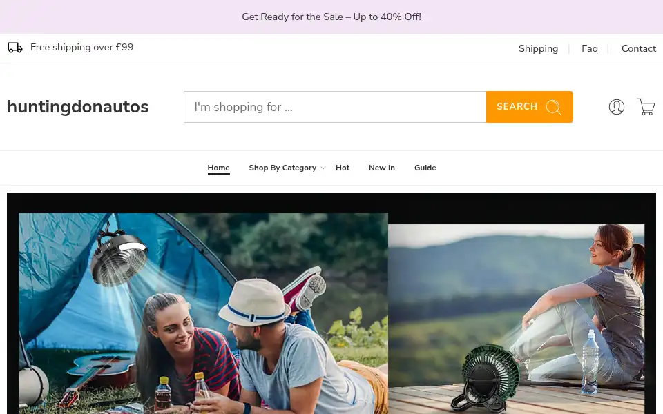 Screenshot of huntingdonautos.co.uk