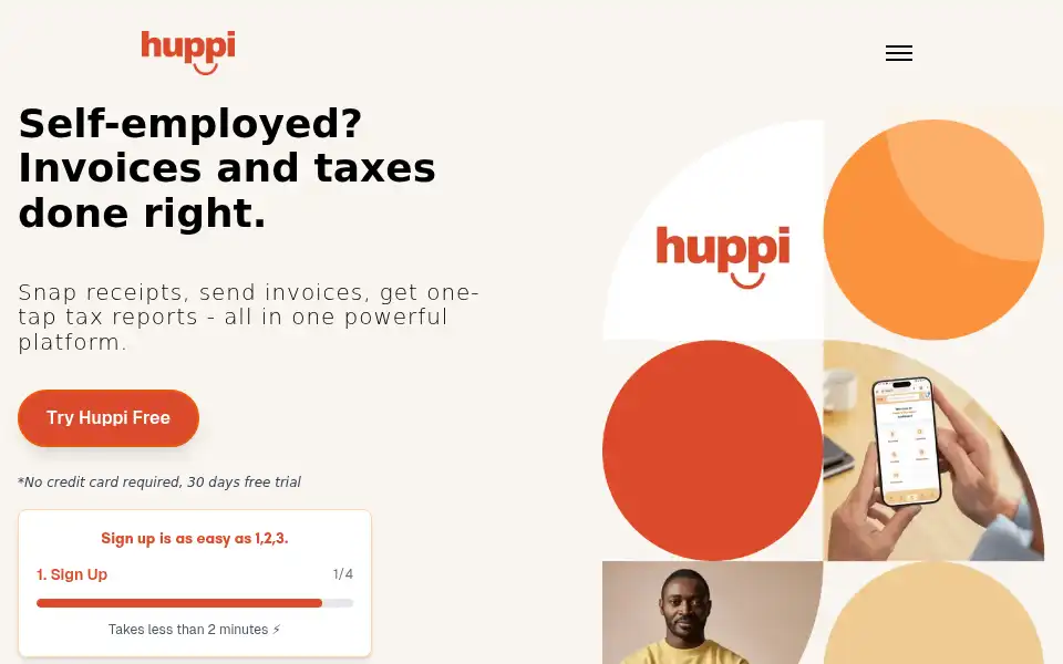 Screenshot of huppi.io