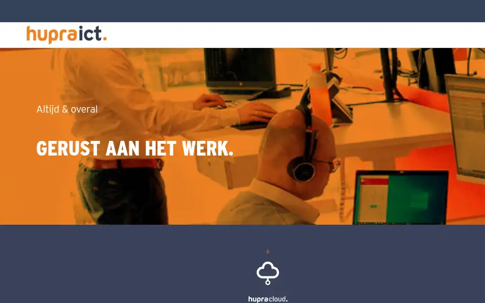 Screenshot of hupra.nl