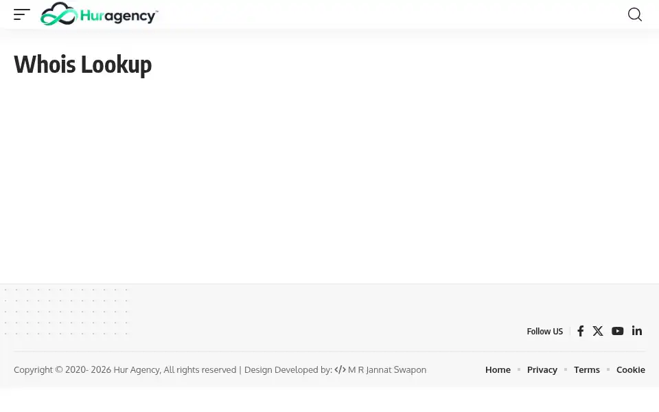 Screenshot of huragency.com