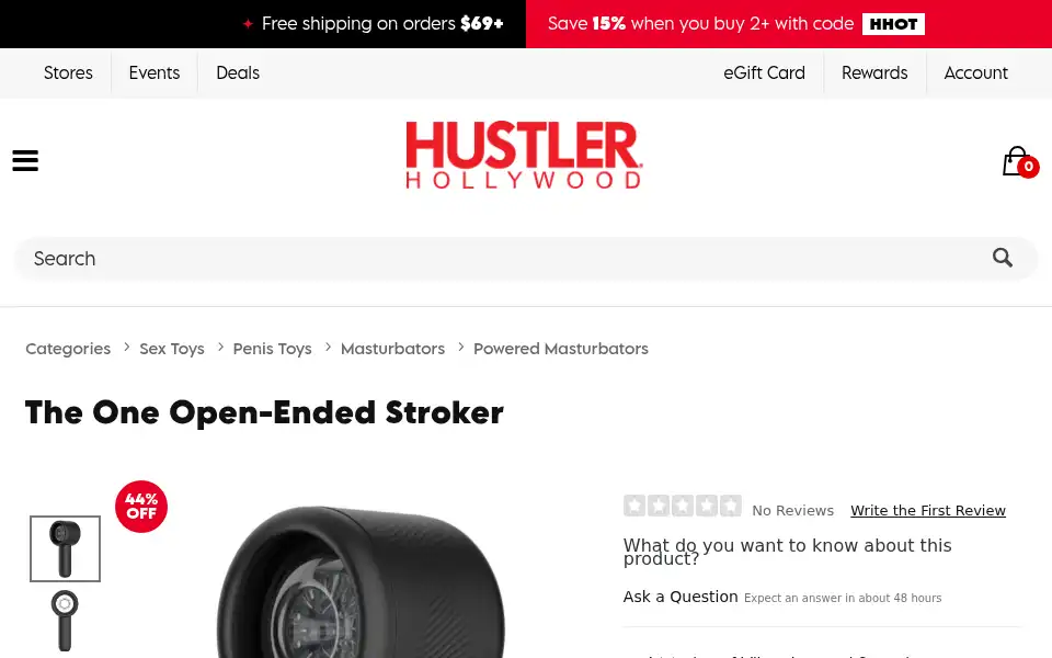 Screenshot of hustlerhollywood.com