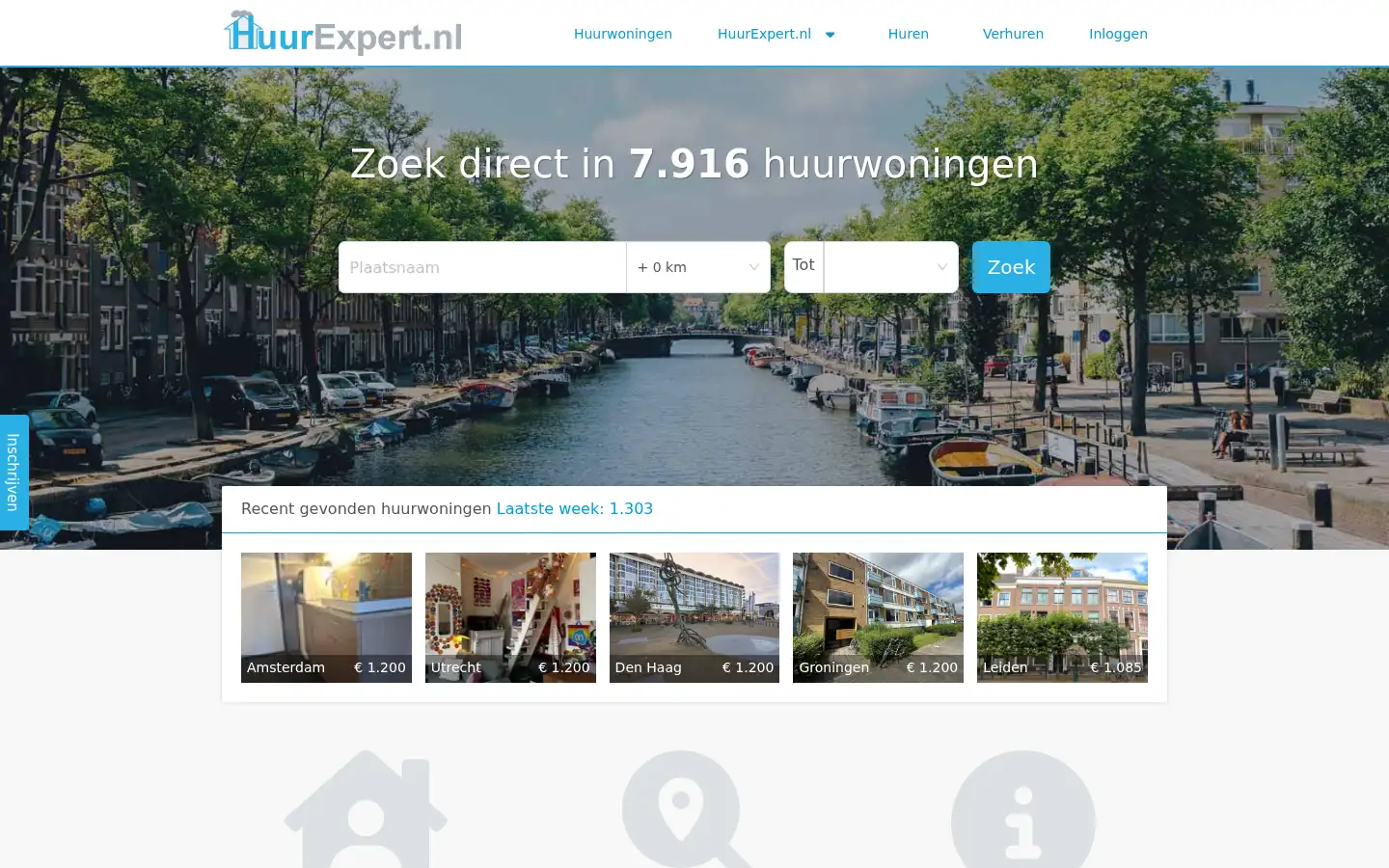 Screenshot of huurexpert.nl