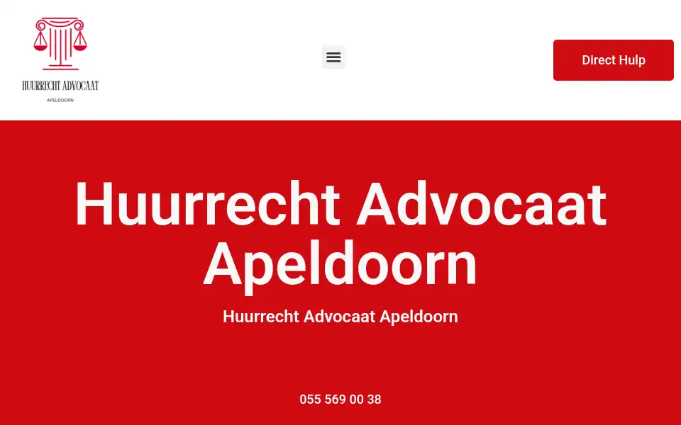Screenshot of huurrechtadvocaatapeldoorn.com